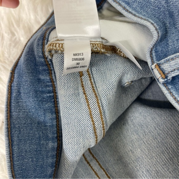 Madewell Kick Out Crop Jeans Boot Cut Denim light Blue Size 30 - Picture 4 of 8
